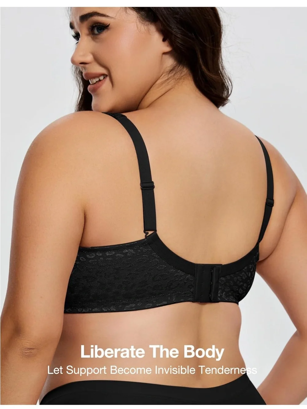 Women's Full Coverage Plus Size Comfort Minimizer Bra Wirefree Non Padded new